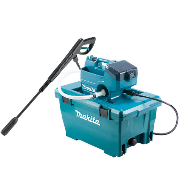 充電式高圧洗浄機　18V×2本＝36V　バッテリー6.0Ah2本　ケース付き